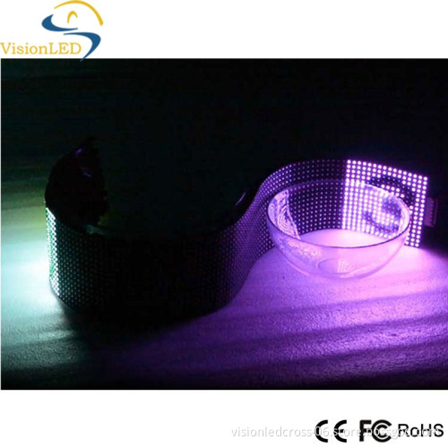 P7.62mm led curve display with soft panel from VisionLED manufacture